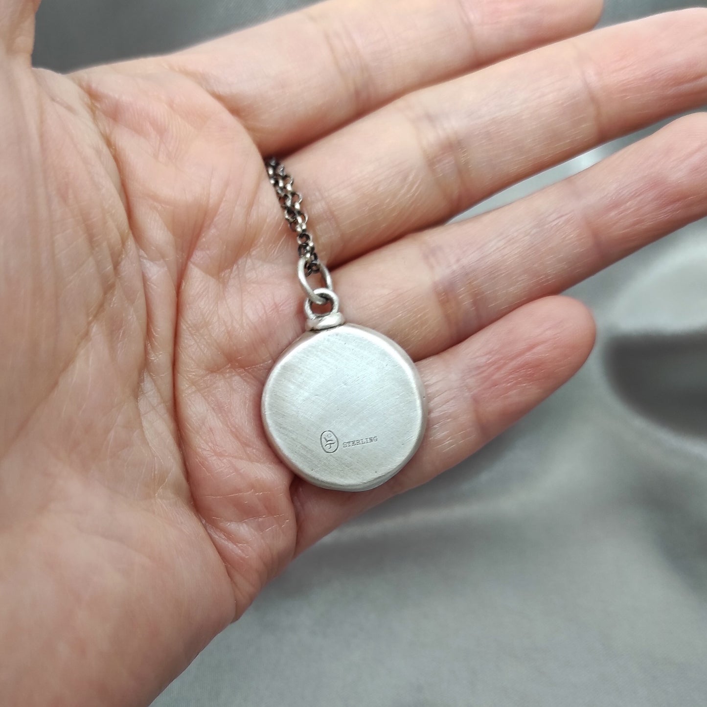 Flying Pig Pendant, Achieve Wax Seal Necklace, Handmade Silver Charm, Intaglio Seal Heirloom Original Design Liliane Ting LT022