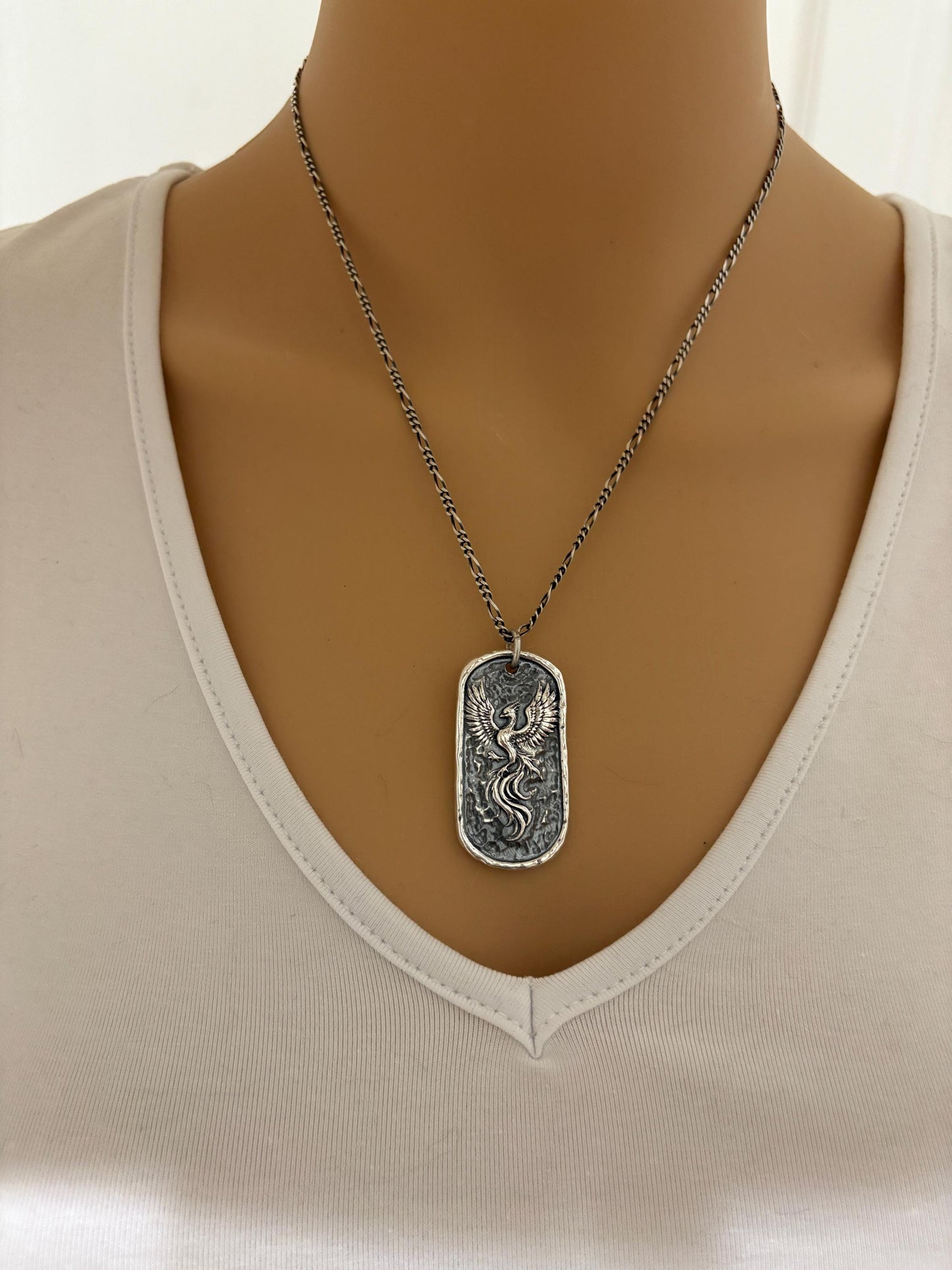 Handcrafted Silver Phoenix Pendant – Rebirth Symbol | Limited Edition Talisman Necklace for Strength & Renewal Original Design LT146