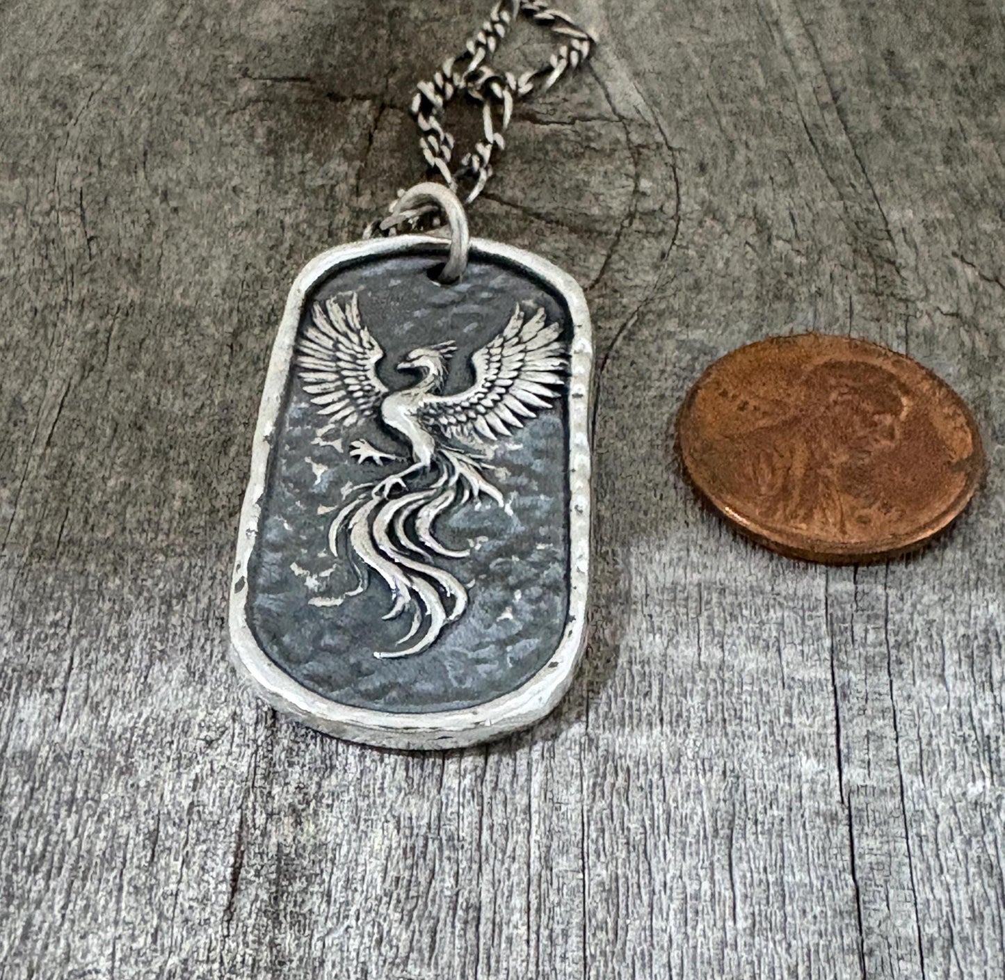 Handcrafted Silver Phoenix Pendant – Rebirth Symbol | Limited Edition Talisman Necklace for Strength & Renewal Original Design LT146
